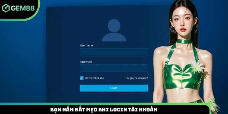 Bạn nắm bắt mẹo khi login tài khoản