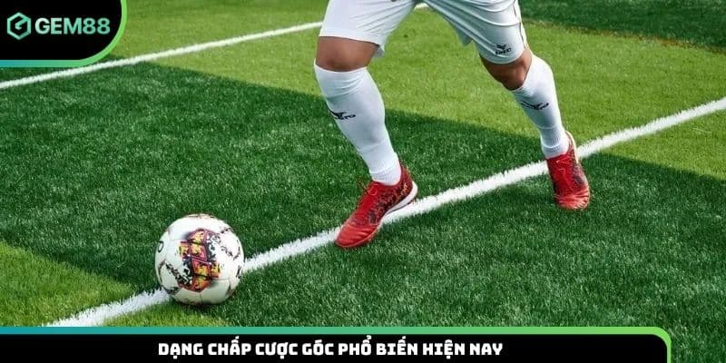 Dạng chấp cược góc phổ biến hiện nay